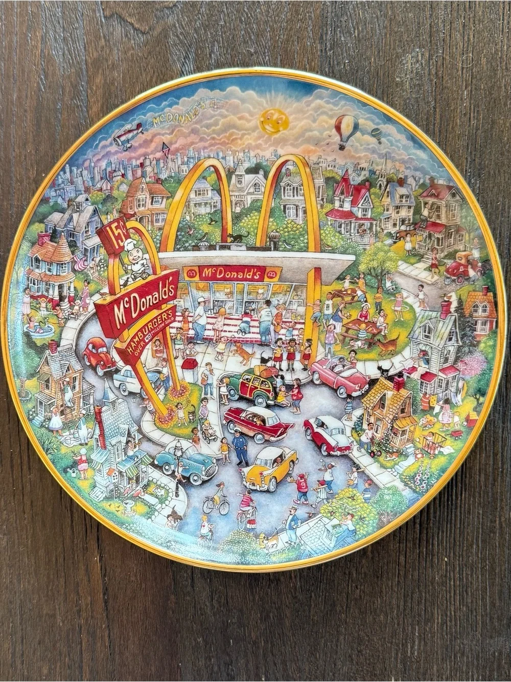 McDonald's Golden Moments Limited Edition Plate